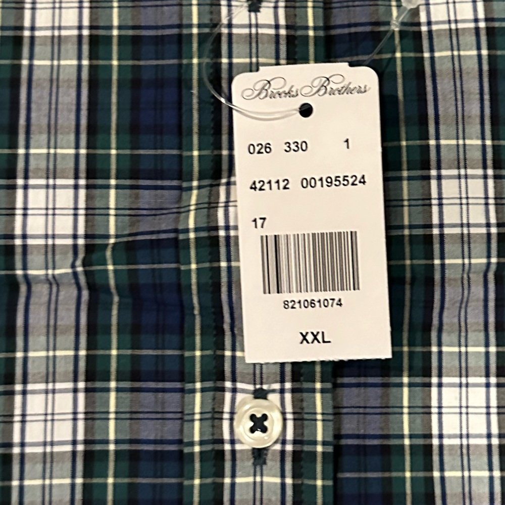 Brooks Brothers Tartan Plaid Friday Shirt size XXL - Picture 4 of 5